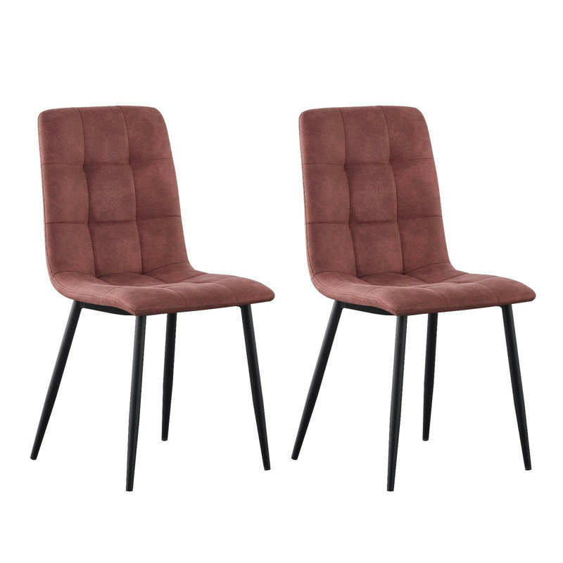 Aliasa Upholstered Side Chair, Pink