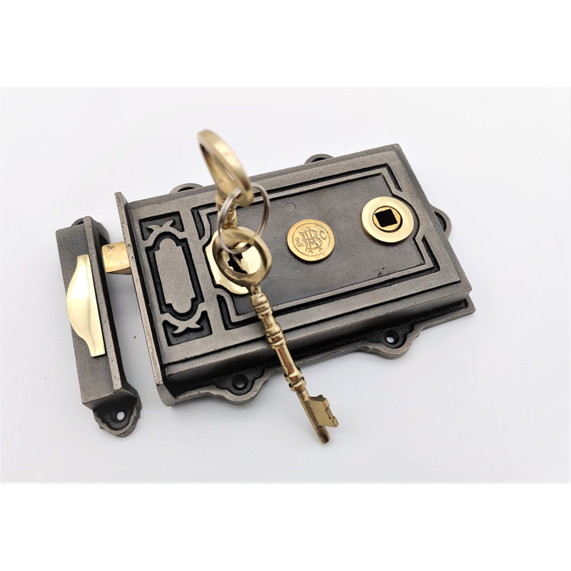 Davenport Rim Lock Pewter
