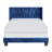 Valencia Velvet Upholstered Platform Bed Frame with Adjustable Height Headboard , Requires Box Spring-Boyd Sleep-872733400-872733401