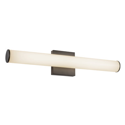 Rico 24-in Black dimmable LED Wall/Vanity Light