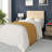 Channel Stitched Upholstered Headboard, Adjustable Height from 44.5" to 57.25"-1250760630-1250760629