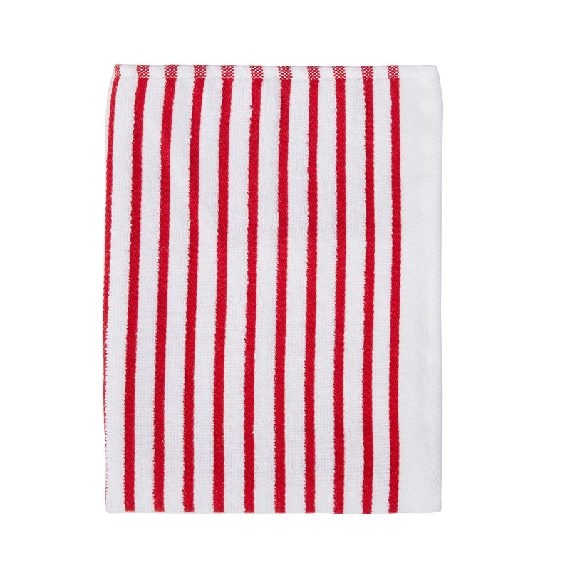 Jacquard Dish Cloth Kitchen Towel, Red