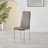 Everson Large High Gloss Extendable Dining Set with 6 Luxury Faux Leather Upholstered Dining Chairs-1306271243