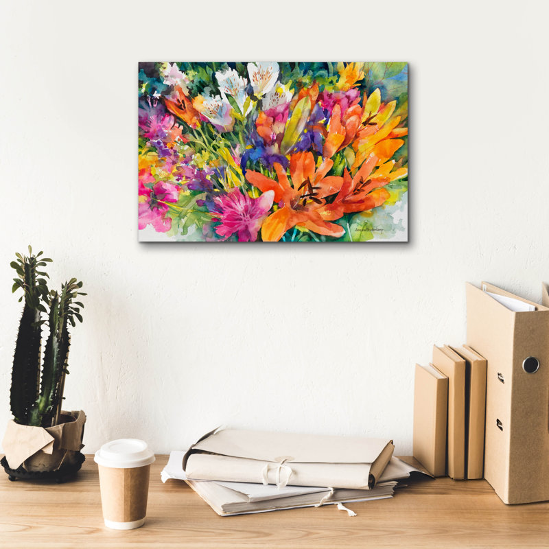 «Wining Porter» par Annelein Beukenkamp, art mural sur toile, H 12 po x l 18 po x P 0,75 po