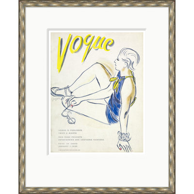 Vogue Cover, Beach Fashions, R.S. Grafstrom, January 1, 1935