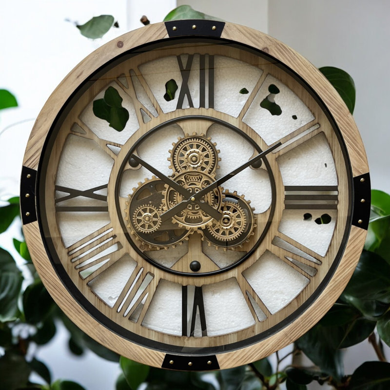 Solid Wood Wall Clock