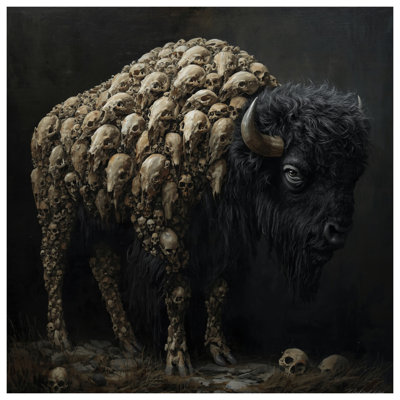 Édredon Buffalo en crânes