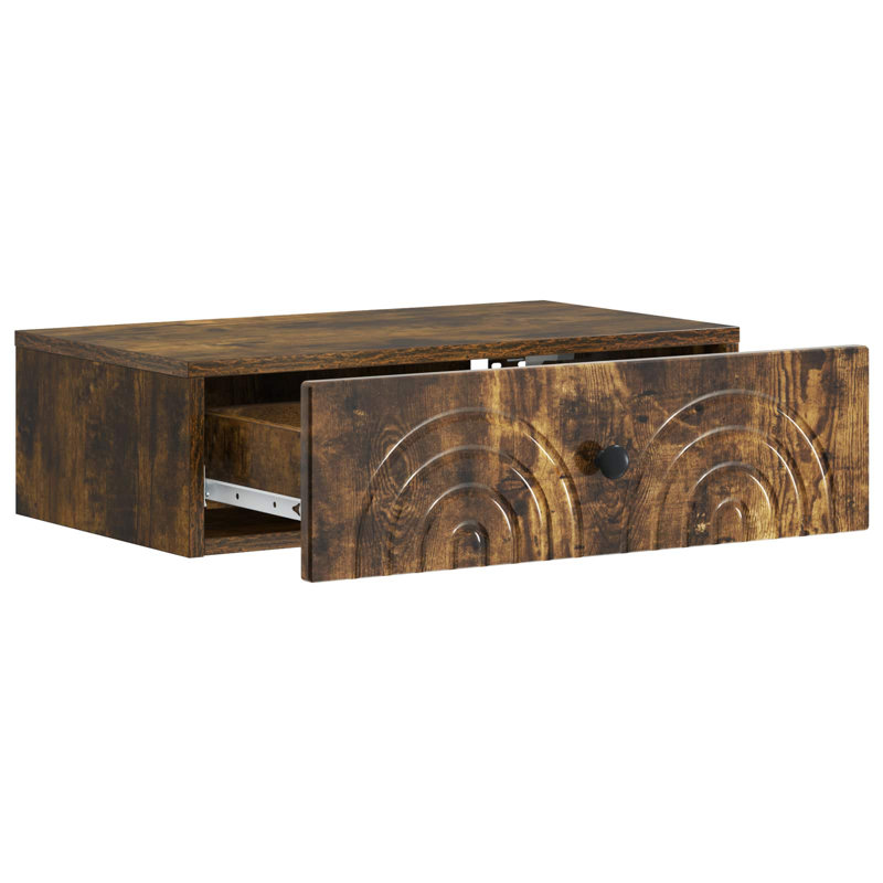 End Table, Smoked Oak
