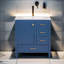 Meuble-lavabo simple 30 po avec plateau en céramique Chatham-1092057734-1092057733