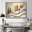 Makhi Cyrstal ski dans un paysage d'hiver III - art mural de ski