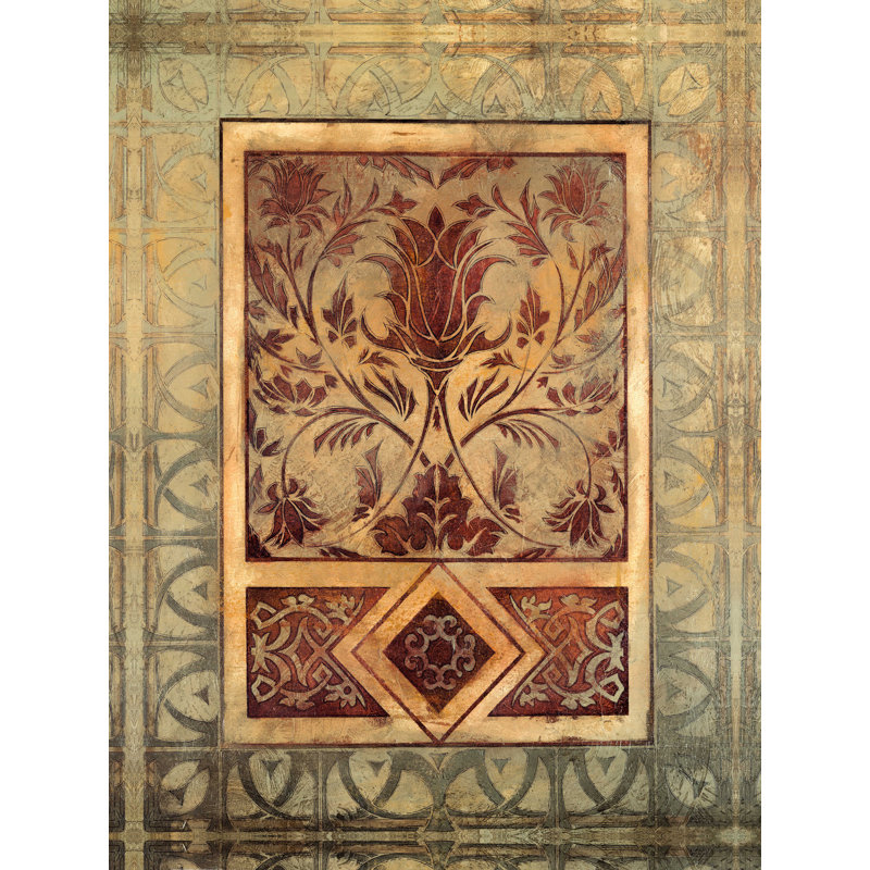 Tapisserie écarlate - reproduction sur toile tendue, H 16 po x l 12 po