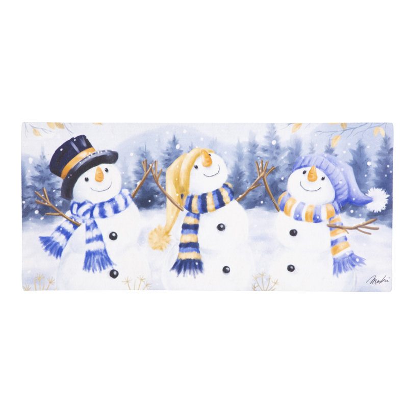 Tapis de jeu Happy Snowmen Trio Sassafras