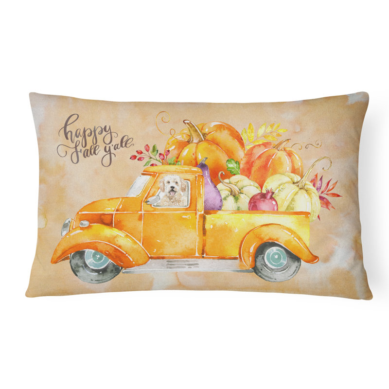  Indoor / Outdoor Lumbar Pillow, Goldendoodle