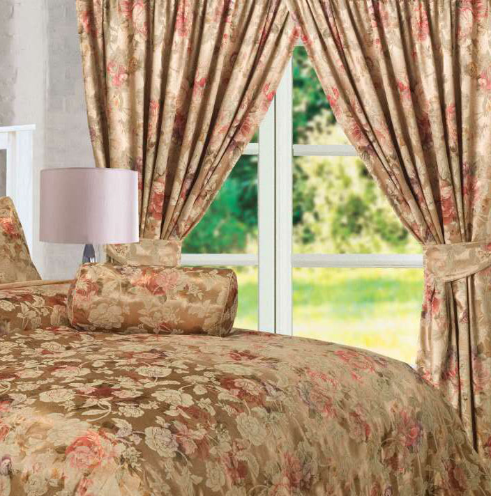 ANASTASIA Abbigail Lined Pencil Pleat Curtain, 168 W x 182 D cm