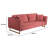 90'' Velvet Sofa-1832535827