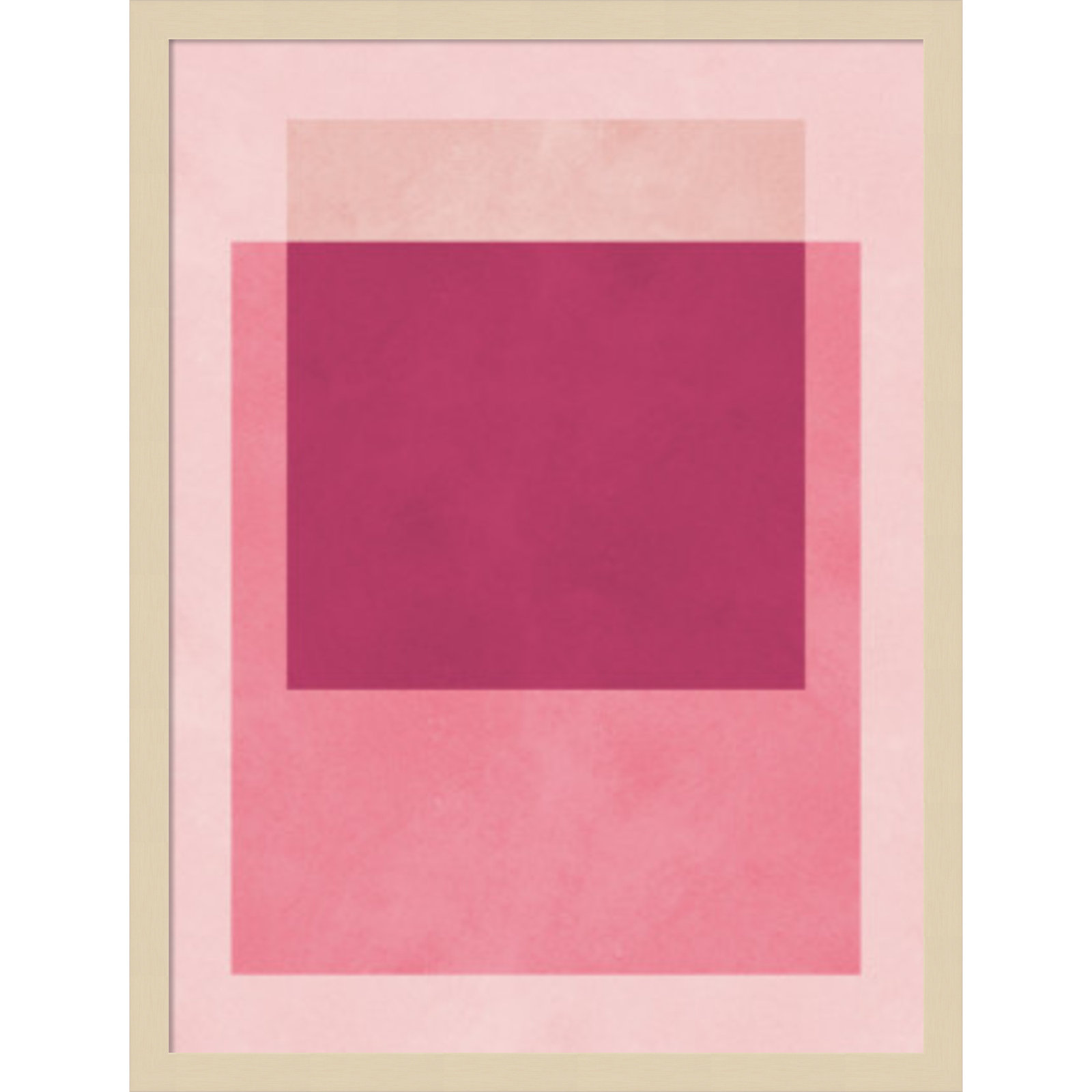 Overlapping geometry 12 by Norvin Wood Framed Wall Art Print, Brown, 25" H x 19" W