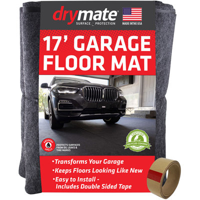 Drymate Garage Floor Mat Protective Garage Flooring Transforms Garage  Absorbent  Waterproof