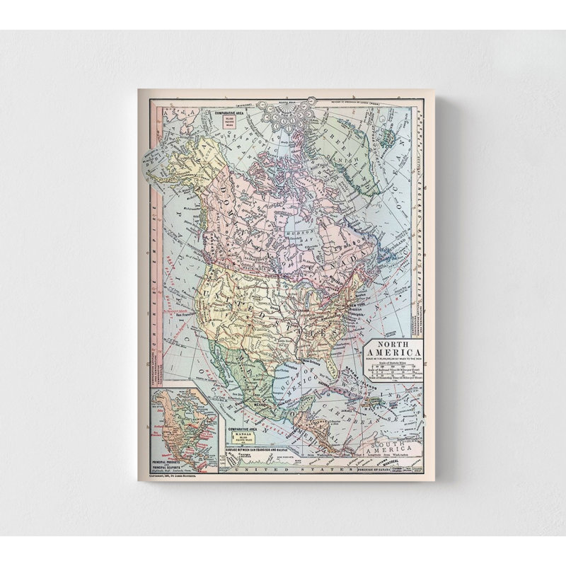 Reproduction murale de la bibliothèque Atlas, H 6 po x l 4 po, Impression sans cadre, Blanc