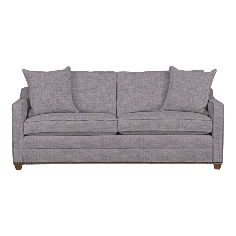 Canapé American Bungalow Stanton Mid, Chenille nomade ardoise Crypton®, Non, La Havane
