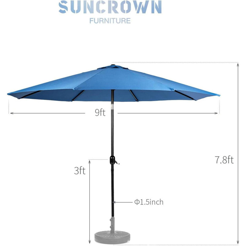 Marianah Bar Set, Brown/Sky Blue