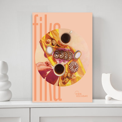 Fika Coffee Break, art mural contemporain