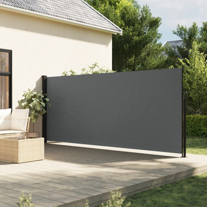 Retractable Side Awning, Anthracite, 180cm H x 300cm W