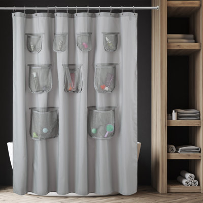Rideau de douche simple Carlin
