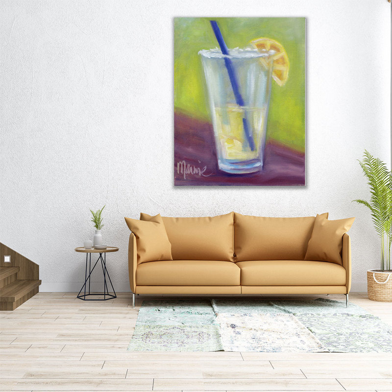Half Full - Canvas Print Wall Art, 45" H x 36" W