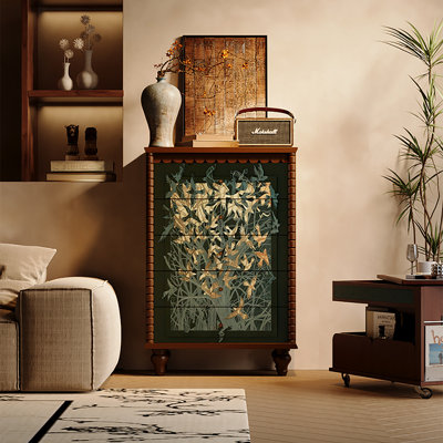 Petite armoire de rangement Foule Art