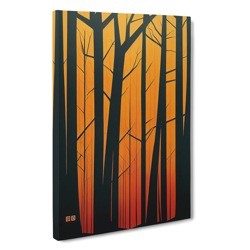 XC1022-1681X Contemporary Forest No.2 Abstract - Wrapped Canvas Print