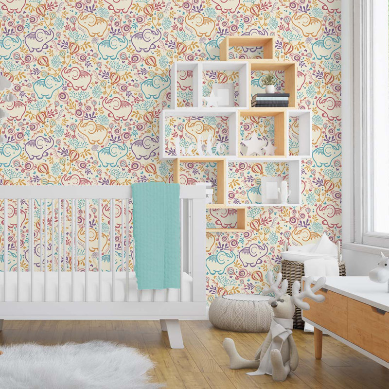 Rouleau de papier peint autocollant L 10,5 pi x l 24 po