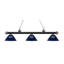 Luminaire suspendu linéaire à 3 lumières pour table de billard Chevelle-22737236-22737241-22737240