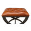 Leather Accent Stool