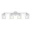  Éclairage pour salle de bain 4 lumières Ballas en nickel satiné-119775490-119775489-119775485