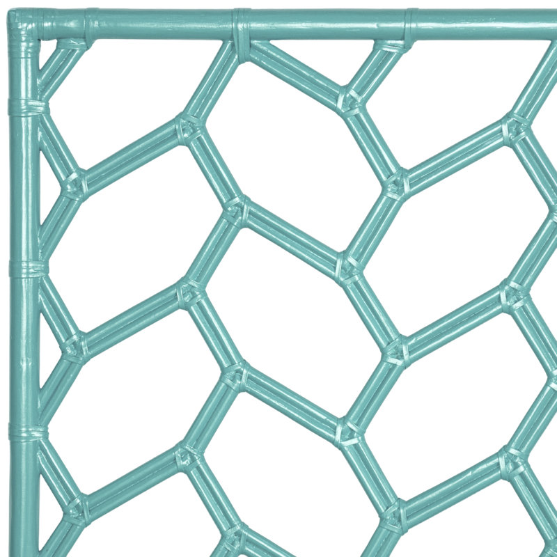 Silas King Platform Bed, Light Blue, King, Turquoise