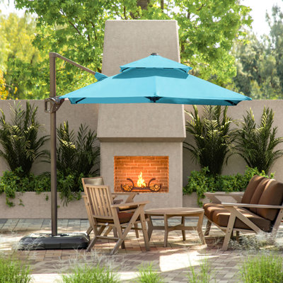 Parasol carré en porte-à-faux 8 pi Caseton