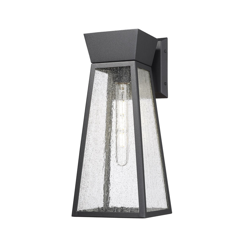Applique murale d'extérieur 1 lumière Lucian, H 17 po x l 8 po x P 7 po