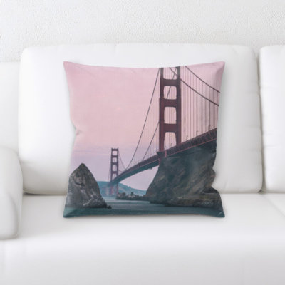 Microsuede Throw Pillow