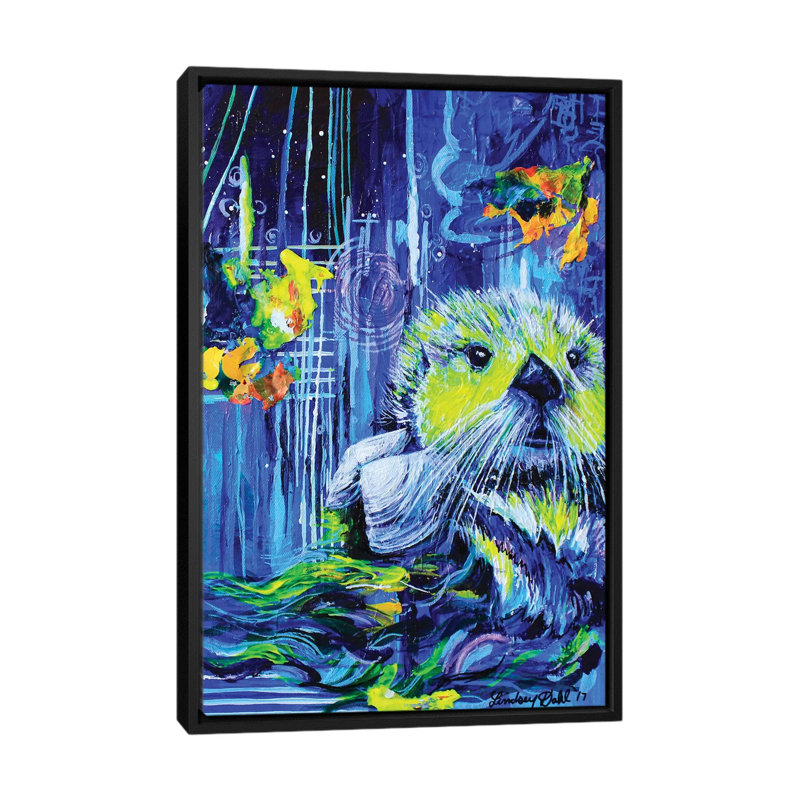 « henry », impression sur toile, H 26 po x l 18 po x P 1,5 po, Toile avec cadre noir, Pas de tapis