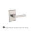 Taper Single Dummy Door Lever with Rustic Square Rose-22040493-35514873