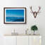 Blue Mountain Range in Annecy France - Picture Frame Painting Print-55544979-55544988