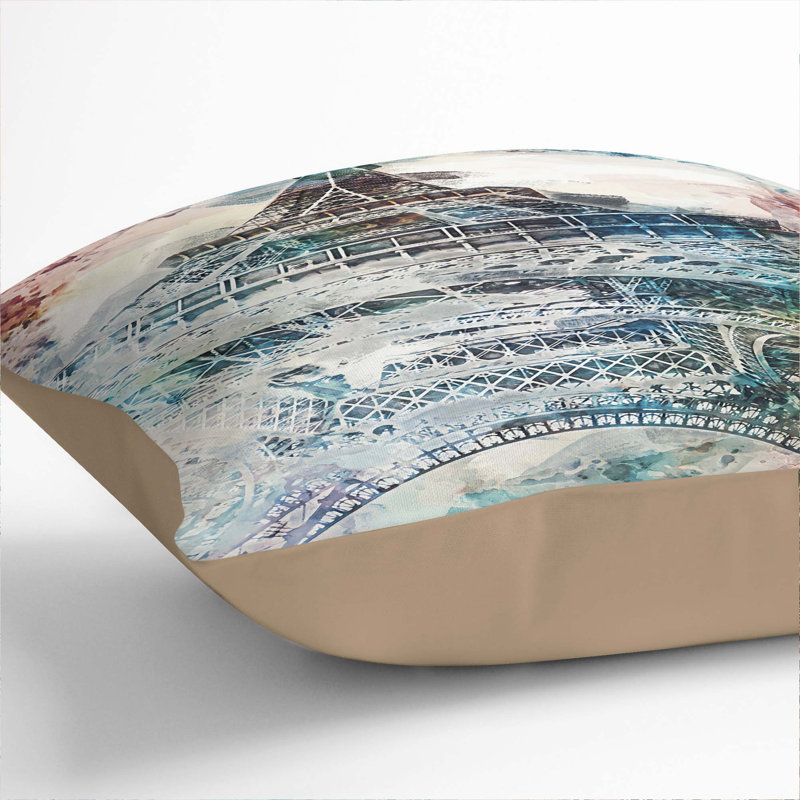 Square Throw Cushion, Stone, 55cm H x 55cm W x 20cm D