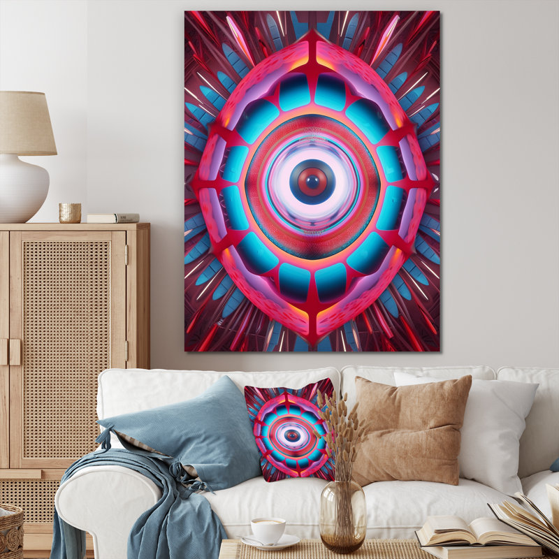 " Visions Of Eye Of Consciousness ", 20" H x 12" W, Wrapped Canvas
