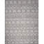 Geometric Area Rug in Gray
