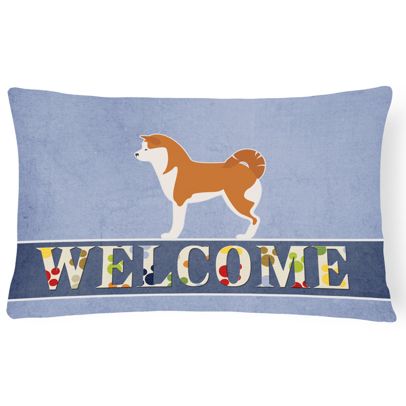 Coussin Akita Welcome
