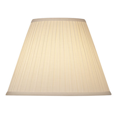 Abat-jour empire en lin blanc cassé H 10,5 po x l 14,375 po Empire