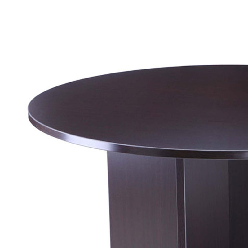 Table de réunion Zoa, H 29,5 po x L 47 po x l 47 po, Brun moka