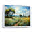 White Floater Framed
