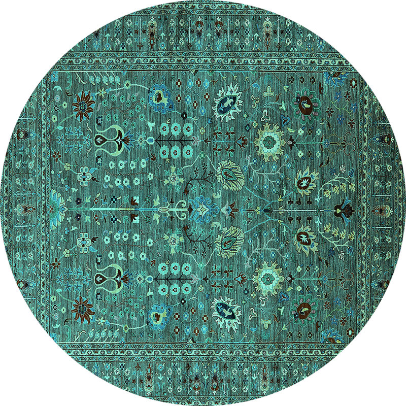 Oriental Indoor Rug, Round 7'