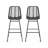 Sawtelle Outdoor Wicker Barstools (Set Of 2)-1075552757